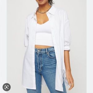 Dynamite Oversized Poplin Shirt